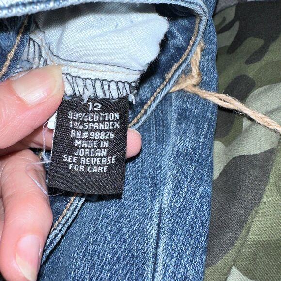 Kikit bootcut women jeans size 12 medium wash NWT Western Bohemian Casual Denim - Picture 6 of 6